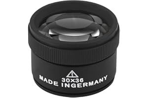 AKOZON Lente d'ingrandimento per gioielli, nuovi occhiali ottici per gioielli 30x 30X36 lente d'ingrandimento per gioielli professionale strumento oculare strumento di ispezione gioielliere per francobolli e