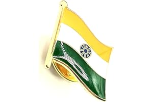 SNS COMPONENTS Indie indyjska metalowa emalia flaga kraju przypinka odznaka, Metal