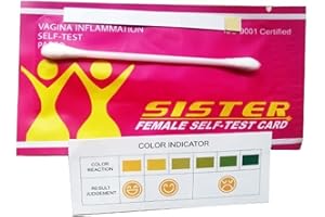 AL BADIL Prueba de flora vaginal para detección de micosis o inflamación lote de 10