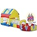 Produktbild XIAO&Z Kinderzelt Spielzelt Kinder Tunnelzelt für Kinder Baby 3 in 1 Spielplatz für Zuhause und im Garten Kinder Bällebad Pop Up Zelt,400balls