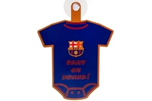 FCB FC Barcelona Fußball-Set Baby On Board-Schild für Autofenster