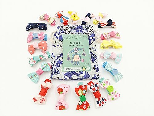 5 Kinds of Boutique Grosgrain Ribbon Hair Bows clips for baby Girls Teens ,Toddlers, Newborn or women. (5.0cm, 20 color)
