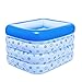 Produktbild LIJUN Aufblasbarer Pool PVC Baby-aufblasbare Pool-Kinder, Die Bad Blau-115cm * 100cm * 75cm Verdicken