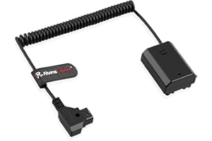 ‎ALVIN'S CABLES Alvin's Cables NP-FZ100 atrapa bateria na D kran zwijany kabel zasilający do Sony A7III A7R A9 ILCE-9 aparat cyfrowy