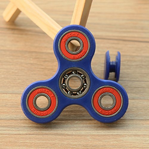 E-3LUE 1PC Tri-Spinner Fidget Plastic EDC Hand Spinner DIY Puzzels for ADHD Autism Anxiety Boredom HS01 (Royal Blue) E-3LUE 1PC Tri-Spinner Fidget Plastic EDC Hand Spinner DIY Puzzels for ADHD Autism Anxiety Boredom HS01 (Royal Blue)