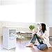 Produktbild Mini Desktop Air Conditioner Fan Luft Verdunstungskühlung Luftbefeuchter ist einfach zu transportieren und bewegen, Befeuchtung + Kühlung 2-in-1-Design (Weiß)