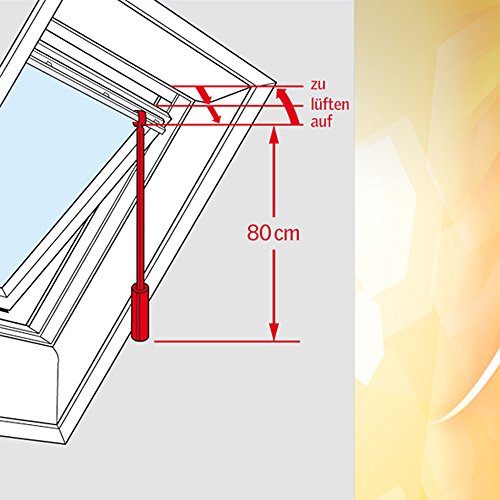 Original Velux Bedienungsstange 80 cm für VELUX Schwingfenster ZCZ 080