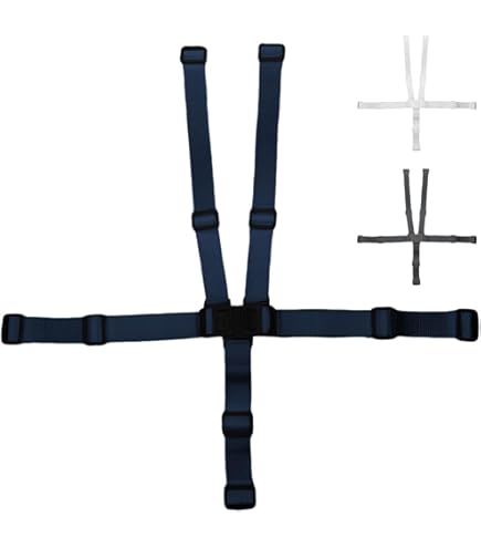 Ceinture De Sécurité Bébé Réglable Harnais 3 Points Bébé Chaise Haute Sangles Ceintures De