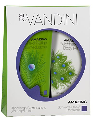 aldoVANDINI Duo Set AMAZING Schwarze Olive und Granatapfel, 1er Pack (1 x 1 Set)