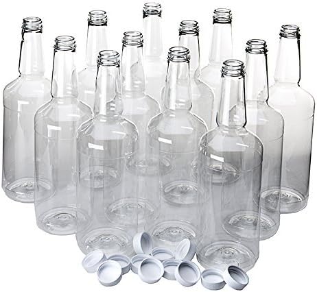 Long Neck Quart Plastic Bottles
