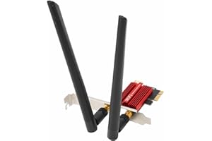 COMBRITE Dual Band Wi-Fi 5 Adapter PCI-Express Card 802.11AC 2x2 WIFI+ Bluetooth 4.0 Combo PCI-E For Desktop PCs Supplied With 2 x 6dbi Dual Band WiFi Antenna