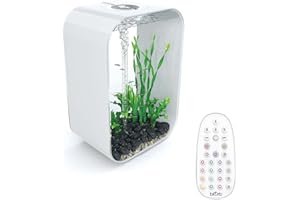 biOrb LIFE 60L White Aquarium Fish Tank with Multi Colour LED Lighting