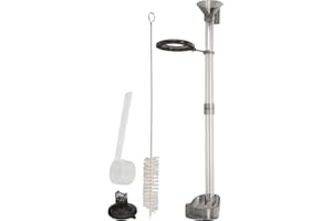 BAOFUYA Garnelen-Futterrohr, multifunktionaler Kunststoff-Futterring für Garnelen, zusammengebautes Garnelen-Futterrohr für Aquarien