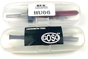 DESCONOCIDO QiDAi HU66 - Herramienta de bloqueo de coche de apertura rápida, HU66 automático para bloqueo de ranura interior y reparación (A y B)