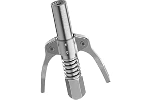 HMYCL Fettpresse Mundstück, Doppelgriff G Coupler für Fettpresse, Fettpresse Kupplung für Kegel-Schmiernippel, Fettpresse für Schmiernippel, Weniger Aufwand, Einfaches Anbringen und Abnehmen