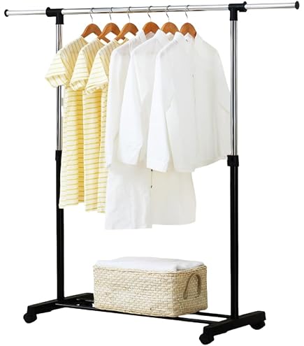 Black Adjustable Garment Rack at ₹ 3000/piece in Ahmedabad | ID