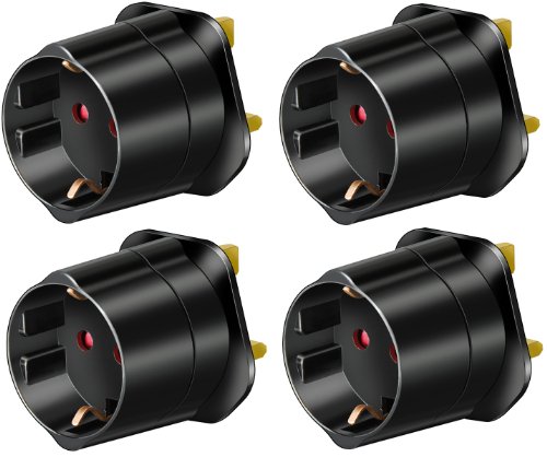 Ingbertson Brennenstuhl Protección de contacto, adaptador de viaje (13 A, 250 V) Adapter für GB
