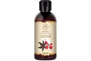 AROMATIKA TRUST THE POWER OF NATURE Castor Oil 250ml - Ricinus Communis - India - 100% Pure & Natural - Cold Pressed & Refined - Castor Oil Best for Face - Body - Eyebrows & Eyelashes Care - for Beauty - Massages - Body Care - read more