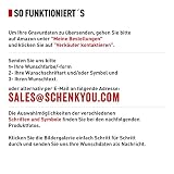 schenkYOU® YIN YANG – Partnerset Schlüsselanhänger mit Gravur – IHR WUNSCHTEXT + SYMBOL – gestalten Sie Ihren gravierten Anhänger aus Holz - 2