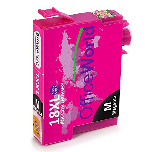 OfficeWorld Reemplazo para Epson 18 18XL Cartuchos de tinta Alta Capacidad Compatible para Epson Expression Home XP-322 XP-215 XP-412 XP-422 XP-312 XP-225 XP-325 XP-405 reviews OfficeWorld Reemplazo para Epson 18 18XL Cartuchos de tinta Alta Capacidad Compatible para Epson Expression Home XP-322 XP-215 XP-412 XP-422 XP-312 XP-225 XP-325 XP-405