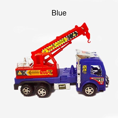 ponny Simulation Crane Trucks Builder Toys Multi-colors Die Cast Crane for 5 Year Old Boys Outdoor (Blue) ¡Â