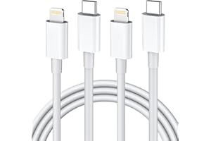 ANSEIP USB C to Lightning Cable 1 m 2 Pack, MFi Certified iPhone Charging Cable for iPhone 14/13/12/11/X/XS/XR/8 Plus, Fast Charging Cable for Type-C Chargers