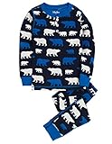 Hatley Boy's Blue Polar Bears Pyjama Set