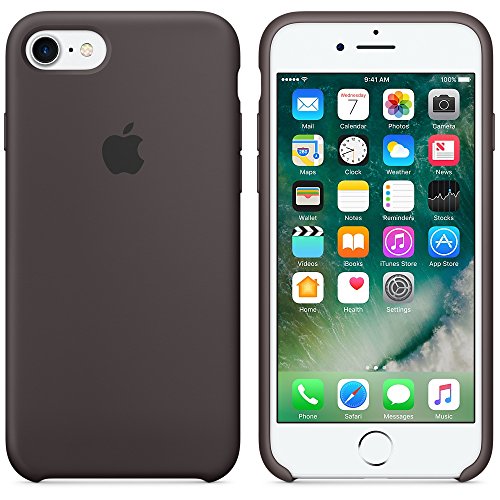Apple MMX22ZM A - Funda de Silicona iPhone 7  Color marr  n - Silicona