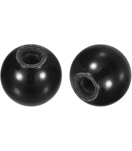 Manopola A Farfalla Di Plastica NERA Larga 50 Mm Per Vite O Dado Esagonale M6 Chiave Di 10 Mm