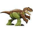 Mattel Jurassic World Dinosaur Transforming Toy, 11 Step Tyrannosaurus T Rex to Ankylosaurus Double Danger 2 in 1 Toy, Fierce Changers, HLP06