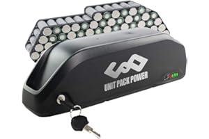 (UK Warehouse) Unit Pack Power 52V 15Ah Shark Ebike Battery for 750W 1000W 1500W Front Rear Hub Motor -UPP Battery