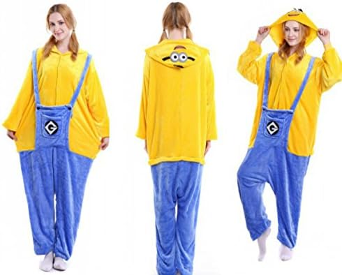 DressBeMine Adults Onesie Pyjamas Flannel Animal Cosplay Costume Hoodie Sleepwear