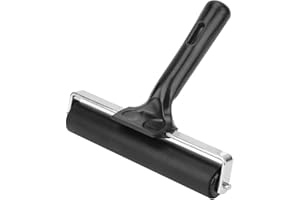 QCWWY Gummiwalze, 15 Cm Brayer Farbwalze für Den Linoldruck, Kunsttinten-Malwalzenwerkzeug für Druckgrafik, Tapeten und Kunsthandwerk