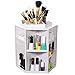 LuckyFine Spinning Rotating Lipstick BB Cream Cosmetic Organizer white