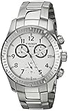 Tissot Herren-Armbanduhr 42mm Armband Edelstahl GehÃ¤use + Quarz Zifferblatt Silber T0394171103700