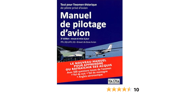 Amazon Fr Manuel De Pilotage D Avion 3eme Edition Collectif Livres