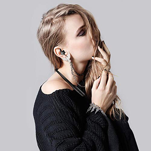 Auriculares Bluetooth Magn  ticos  Syllable Q3 Gunner Auriculares Bluetooth Inal  mbricos Juegos Casco In-ears 4 1 Deportivos con Micr  fono Dual  Cancelaci  n de Ruido CVC 6 0  Sonido Est  reo de Calidad Superior para iPhone  iPad  Android  Negro 