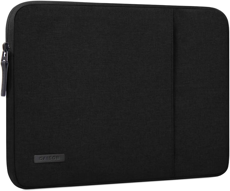 CAISON Funda para portátil de 35.6 cm, forro suave, impermeable, a prueba de golpes, para Lenovo Yaga, IdeaPad, ThinkPad, Dell Inspiron, HP Pavilion, Steam, Acer Spin, MSI, ASUS ROG, color negro