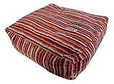 puff lana gris Medidas: 60 x 60 x 25 cm. Etnico Decoración Puf Marroquí Puf Marruecos de Lana Kilim Cojín Arabo 2202191204