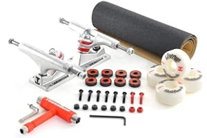 Venom Skateboards Core Complete Truck and wheel Kit- 5.0/5.25/5.5-Kids/Teenage/Boys/Girls Adults Beginners -Advance- Inc Skateboard Trucks/Abec 9 Bearings/Skateboard Wheels 52mm/Griptape/Tool & Bolts