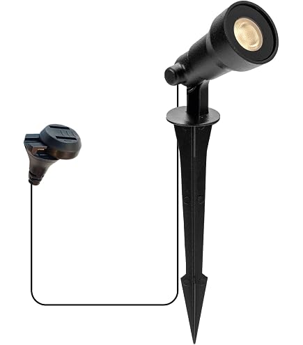 Xelloo VINZ Gartenleuchten Set – 12V, 3 Stück, 1W LED Warmweiß, IP44 Wasserdicht, Mit Erdspieß & Schiebesystem