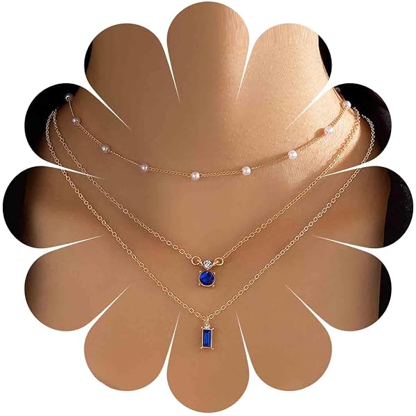 TseenYi Collier Cœur Cristal - Bijou Boho Élégant Pour Femme - Cadeau Amour Saint-Valentin
