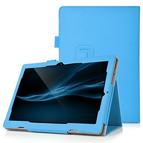 ELTD XIDO Z120/3G / YUNTAB 3G Tablet 10.1 Hülle Case, Leder Tasche Schutzhülle mit Standfunktion Für XIDO Z120/3G / YUNTAB 3G Tablet 10.1, 10 Zoll (10.1") Tablet, Blau
