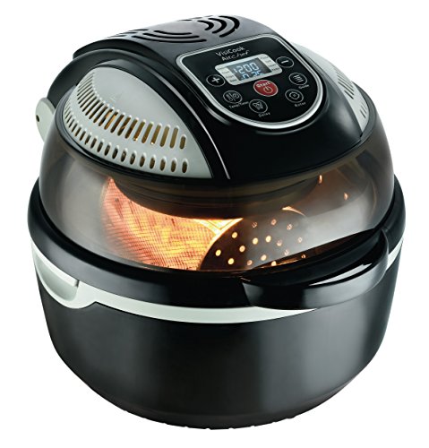 Team VisiCook AirChef Air Fryer, 10 Litre, 1300 W, Black