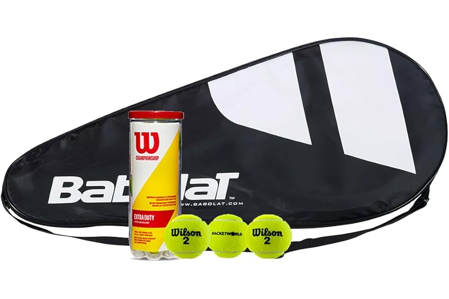 Babalat Tennis Racket Cover inc Tennis Balls Bundle