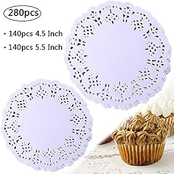 Sottotorta In Cartone Rotondo 28 Cm - 100 Pezzi, Bordo Zigrinato, Bianco, Per Torte E Dolci