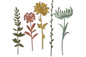 Sizzix Thinlits Fustella, Gambi di Wildflower