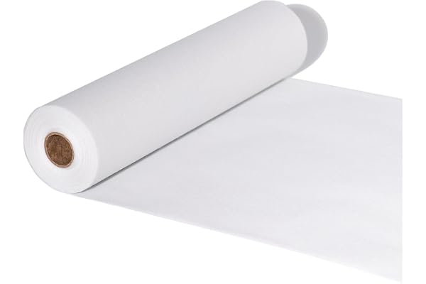 FRKOKRFA Bordslöpare av filt, vit, 25 m x 30 cm, dekorativ bordslöpare, rulle för födelsedagar, bröllop, dop, konfirmationer och andra firanden