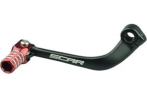 SCAR Sélecteur de vitesse anodisé Compatible avec HONDA CRF 110 CRF110 CRF110F 13-25 - Rouge