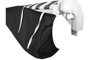 VADO VLTRA Awning Cover, Retractable Canopy Sun Protector Awning Dust Cover Awning Bag with String, Heavy Duty Waterproof Polyester Fabric of 3.5M Wide for Outdoor Balcony Patio Canopy Storage Bag